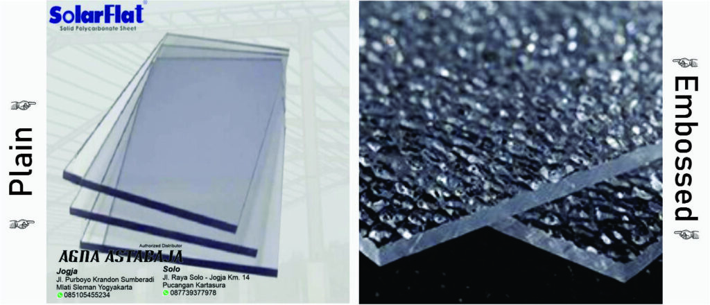 Solarflat plain vs embose